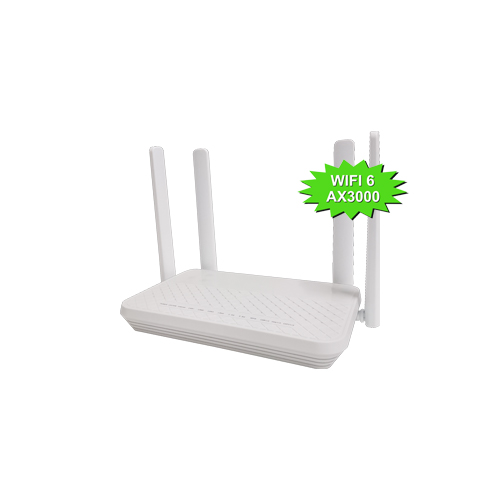 ONU Dual Mode GPON / EPON – 4G Ethernet +  WIFI6 AX3000 + CATV + VoIP